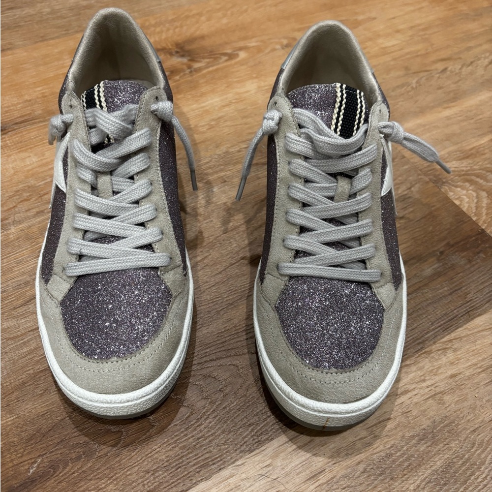 ShuShop Lilac Glitter Sneakers